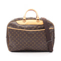 Louis Vuitton Boston Bag Alize Monogram 2-Way Canvas Leather Earl