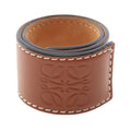 Loewe Bracelet Anagram Slap Small Brown Leather