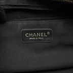 Chanel Boston Bag Quilted CC Logo Black Calf — view 4
