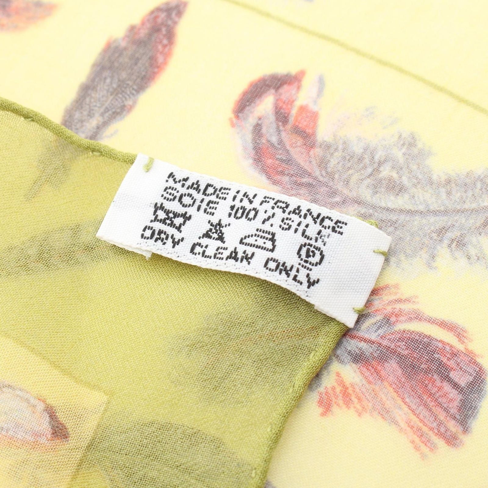 Hermes Scarf Petit Carre 45 Plumes Silk — view 3