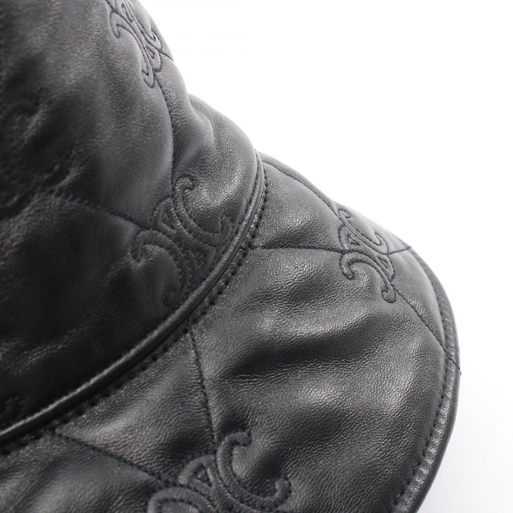 Celine Hat Triomphe Quilted Bucket — view 7