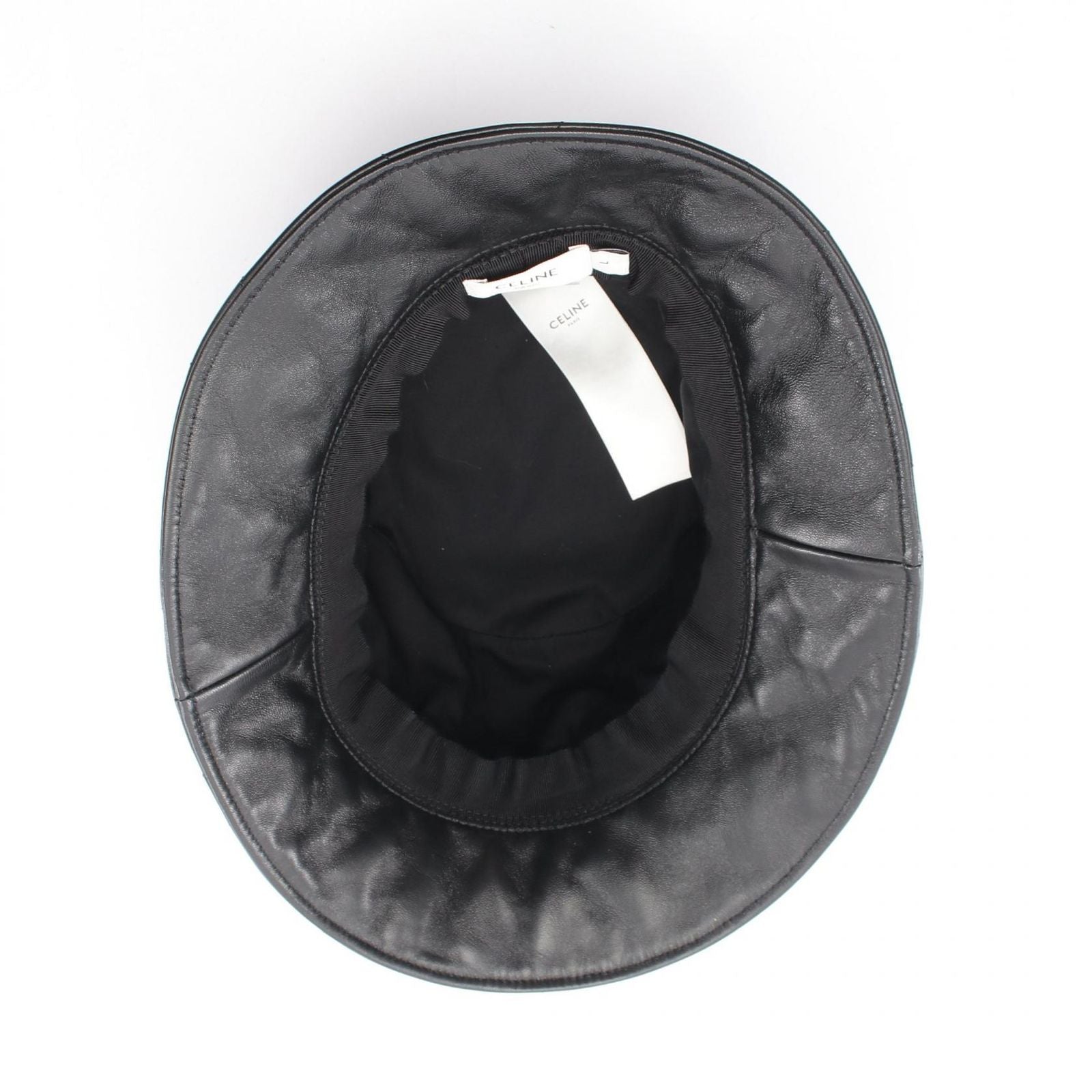 Celine Hat Triomphe Quilted Bucket — view 3