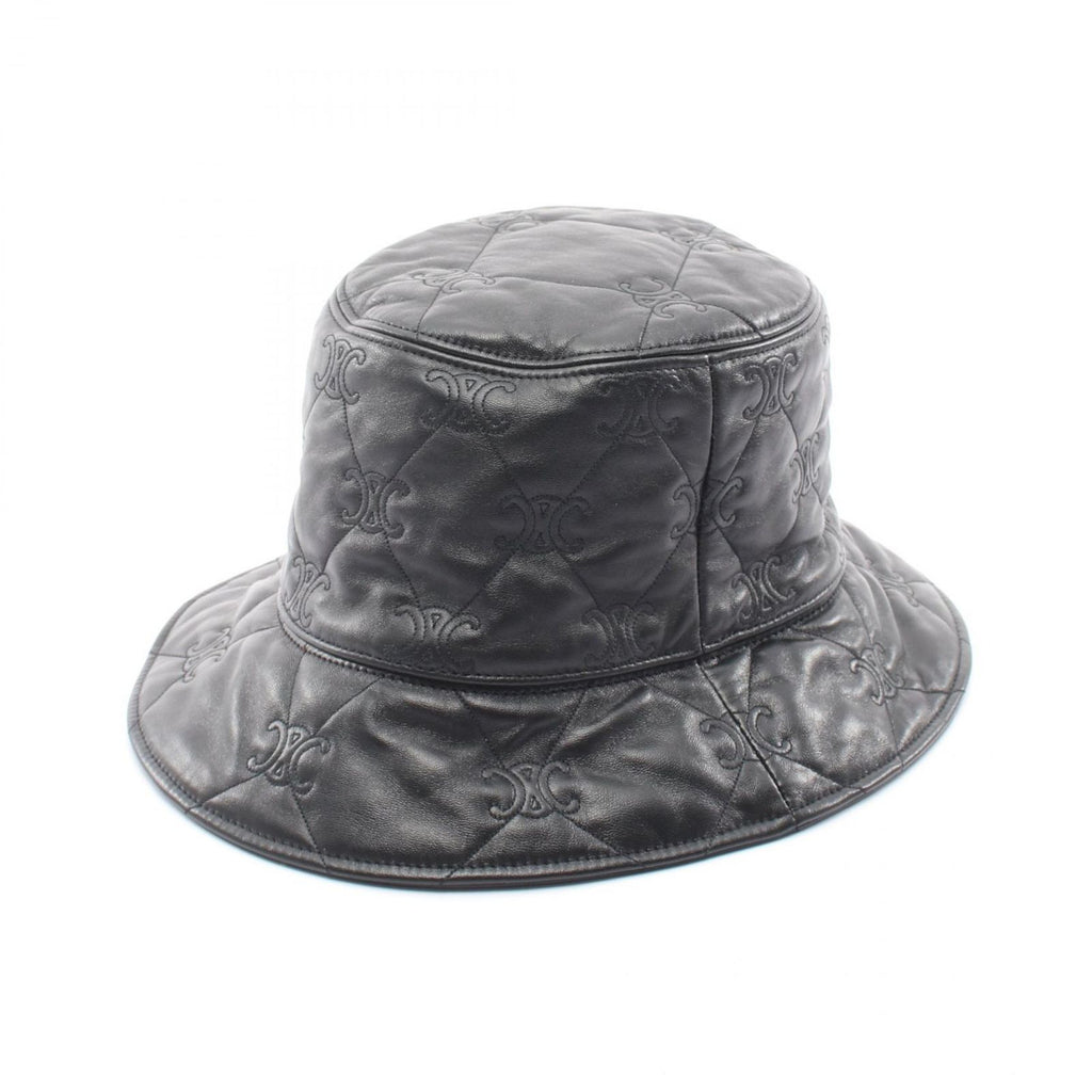 Celine Hat Triomphe Quilted Bucket — view 2