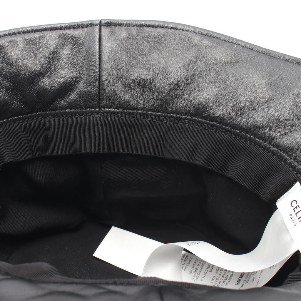 Celine Hat Triomphe Quilted Bucket — view 8
