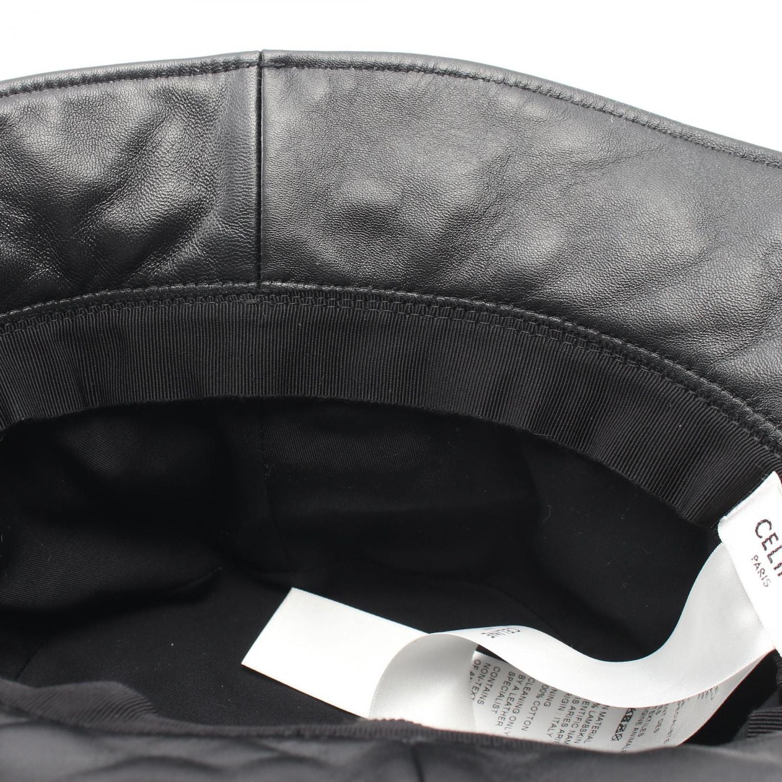Celine Hat Triomphe Quilted Bucket — view 8