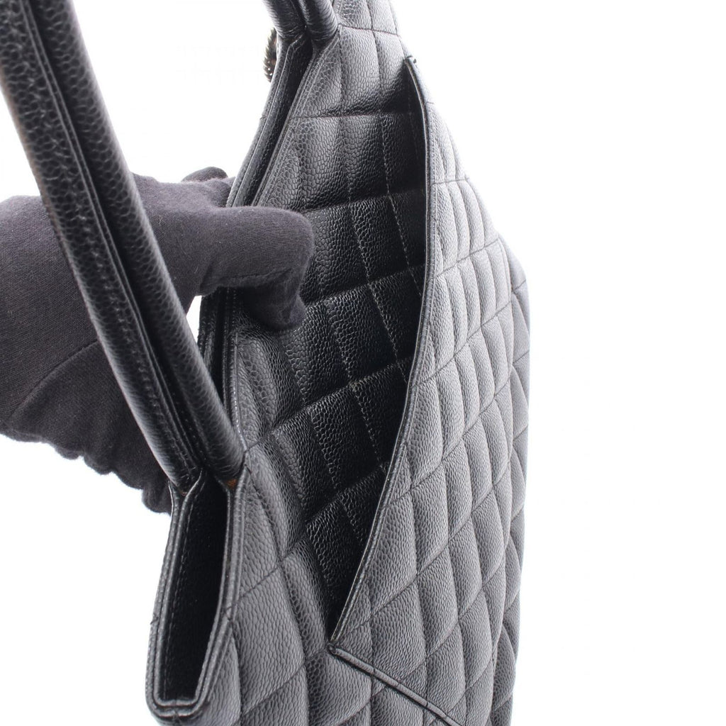 Chanel Tote Reissue Black Calf — view 6