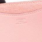 Hermes Handbag in the Loop 18 Rose Sakura Leather Calf in — view 4
