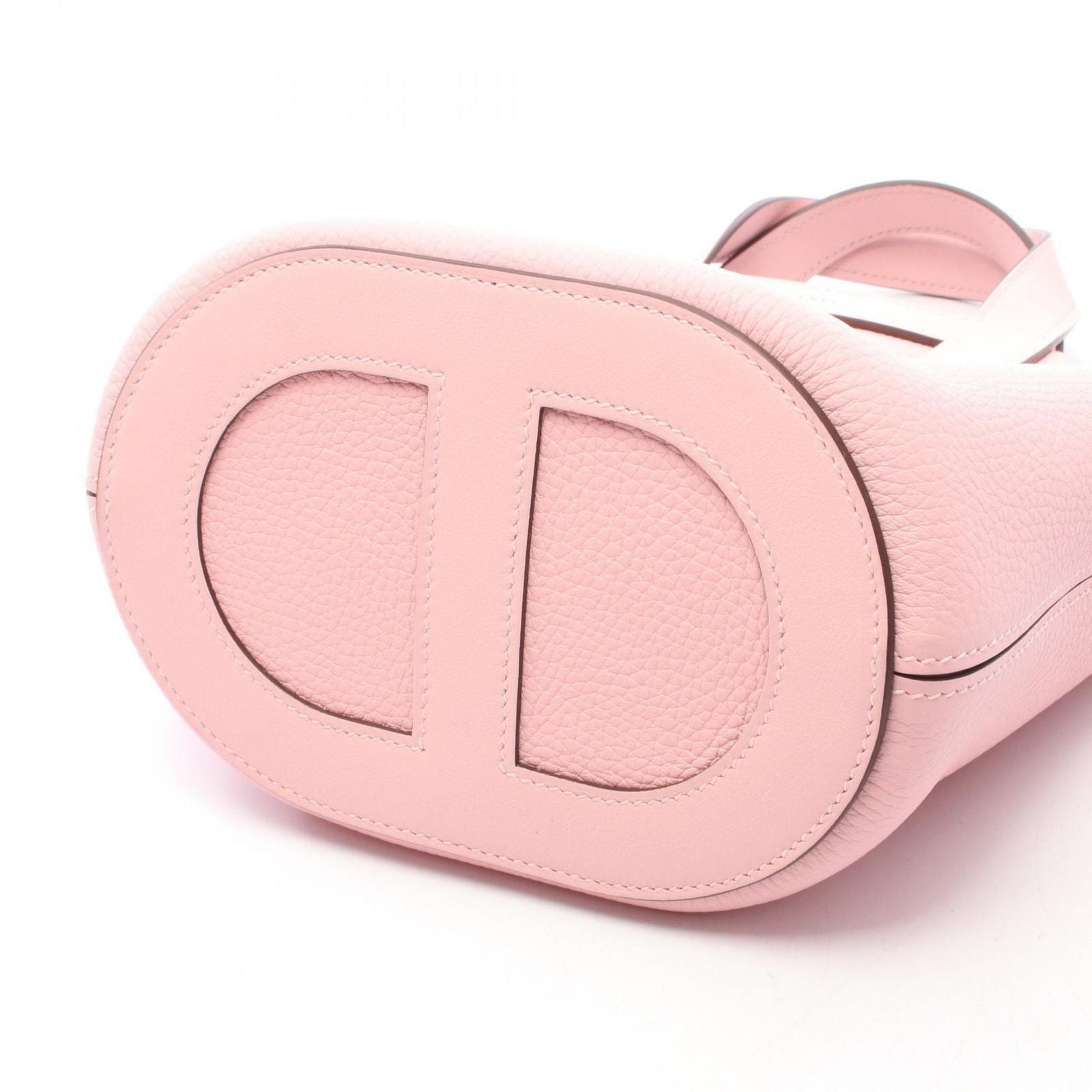 Hermes Handbag in the Loop 18 Rose Sakura Leather Calf in — view 6