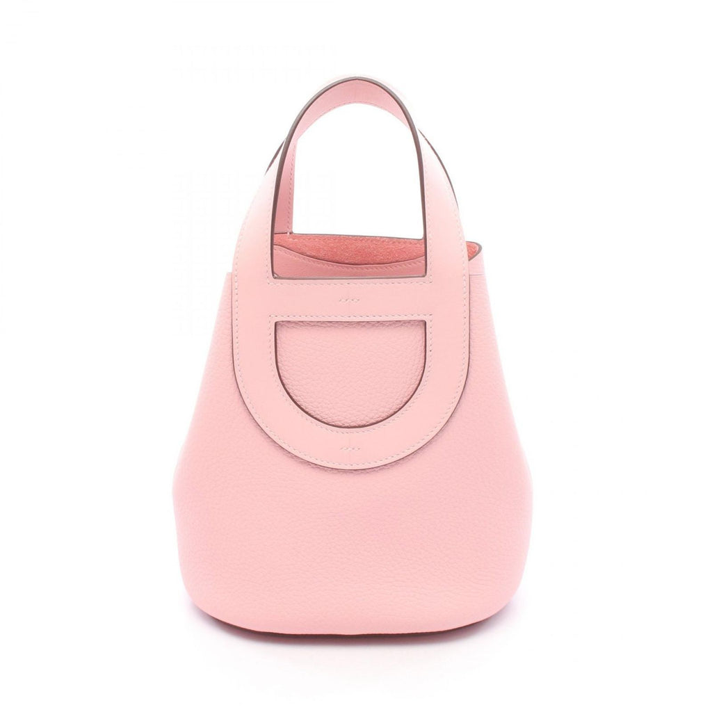 Hermes Handbag in the Loop 18 Rose Sakura Leather Calf in