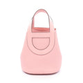 Hermes Handbag in the Loop 18 Rose Sakura Leather Calf in