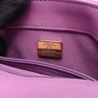 Chanel Shoulder Bag Mini Quilted Purple Lambskin Chain — view 5