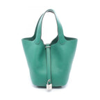 Hermes Handbag Picotin Lock PM Vert Verdigo Leather