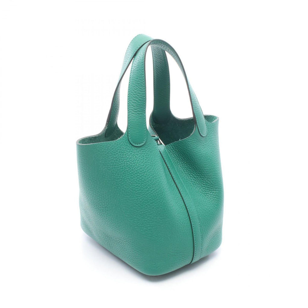 Hermes Handbag Picotin Lock PM Vert Verdigo Leather — view 2
