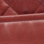 Chanel Tote Quilted CC Logo Chain Bordeaux Calf — view 8