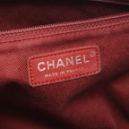 Chanel Tote Quilted CC Logo Chain Bordeaux Calf — view 4