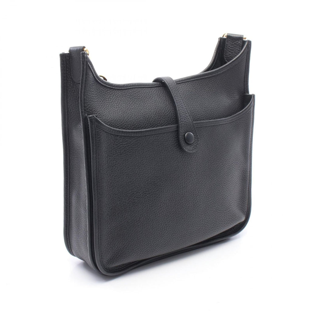 Hermes Shoulder Bag Evelyne 3 Trois PM Black Leather — view 2