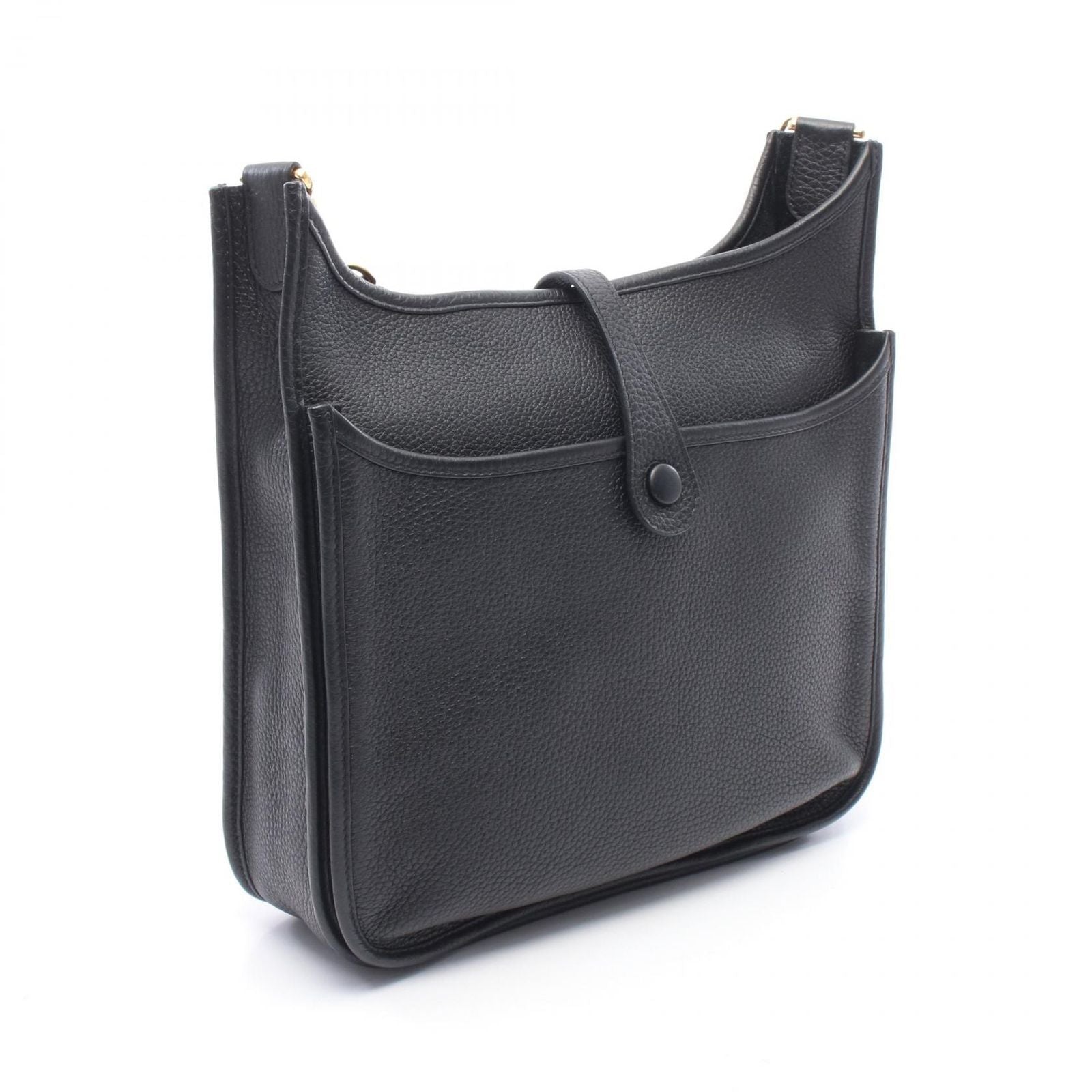 Hermes Shoulder Bag Evelyne 3 Trois PM Black Leather — view 2