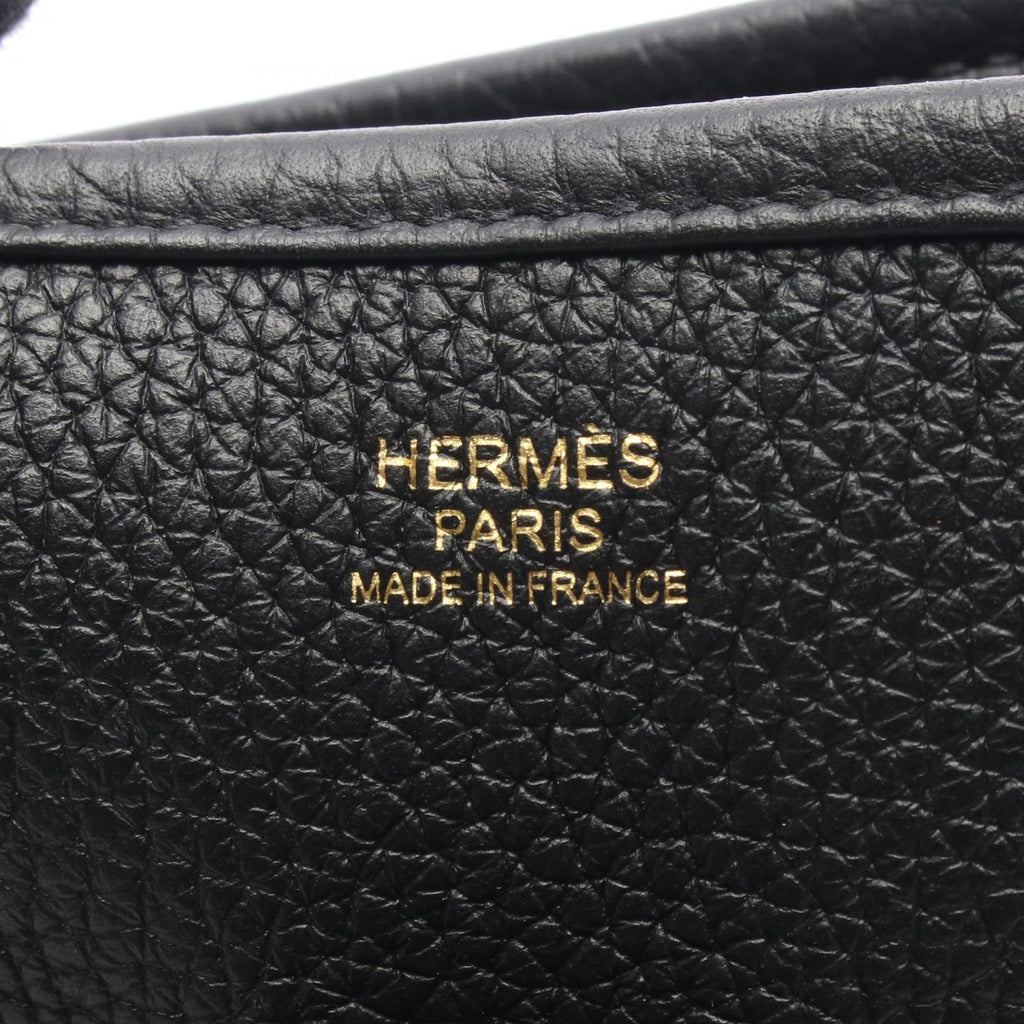 Hermes Shoulder Bag Evelyne 3 Trois PM Black Leather — view 4