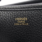 Hermes Shoulder Bag Evelyne 3 Trois PM Black Leather — view 4