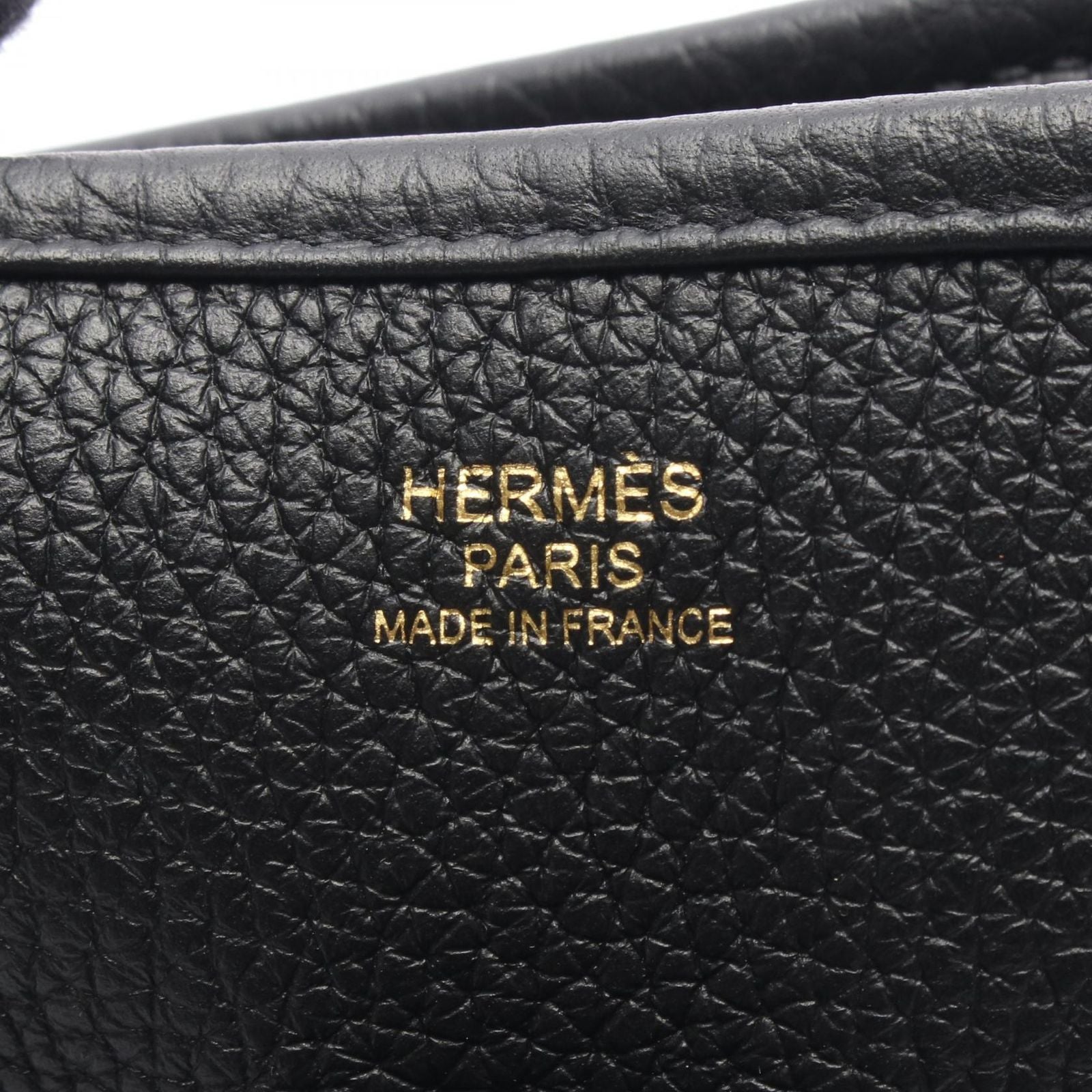 Hermes Shoulder Bag Evelyne 3 Trois PM Black Leather — view 4