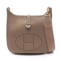 Hermes Shoulder Bag Evelyne 3 Trois PM Etoupe Leather