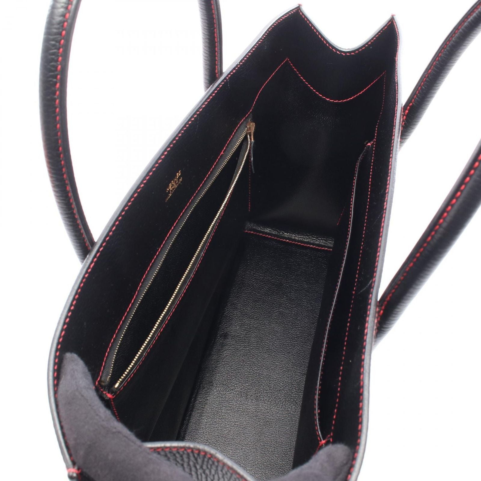 Hermes Tote White Bus GM Black Leather — view 3