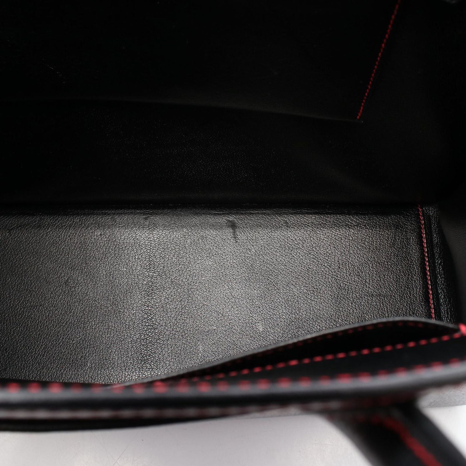 Hermes Tote White Bus GM Black Leather — view 7