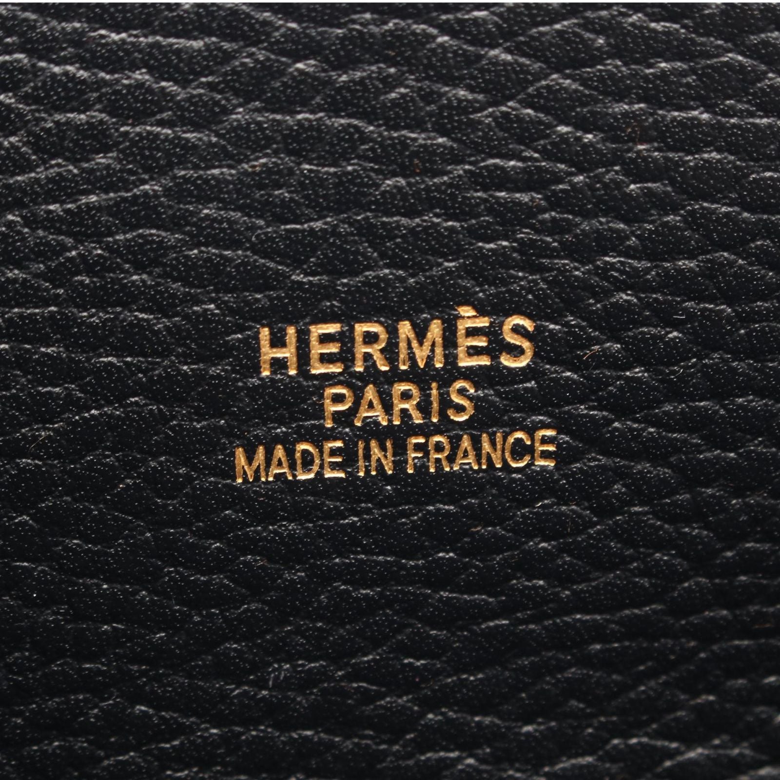 Hermes Tote White Bus GM Black Leather — view 4