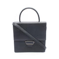 Loewe Handbag 2-Way Navy Leather