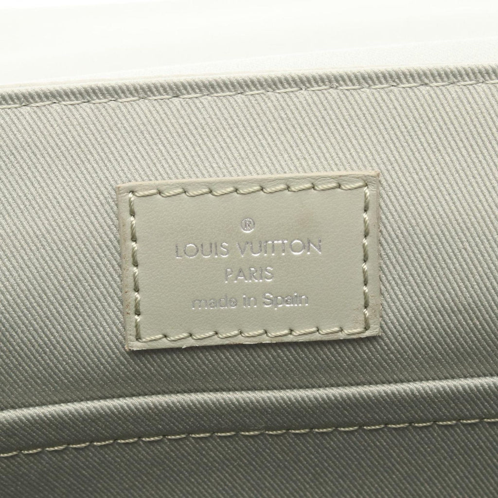 Louis Vuitton Shoulder Bag District PM Khaki Green Canvas Leather — view 4