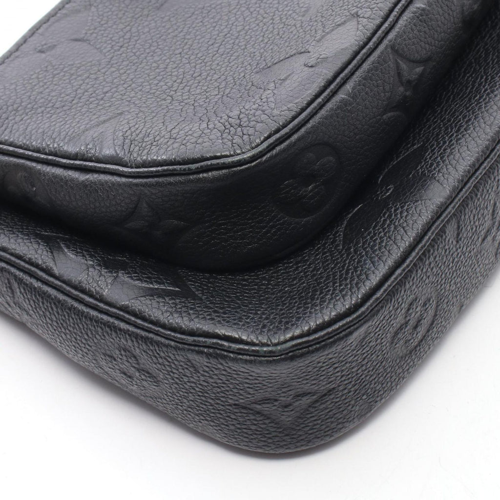 Louis Vuitton Shoulder Bag Noir Leather Multi Pochette Accessoir — view 8