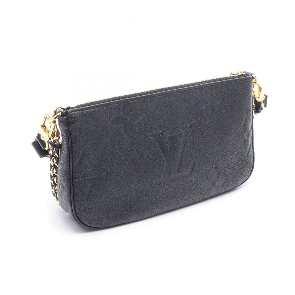 Louis Vuitton Shoulder Bag Noir Leather Multi Pochette Accessoir — view 2