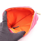 Hermes Pouch Bolide 20 06 Hibiscus Canvas Leather Mini — view 3