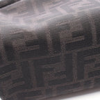 Fendi Pouch FF Jacquard Small Black Canvas Leather — view 5