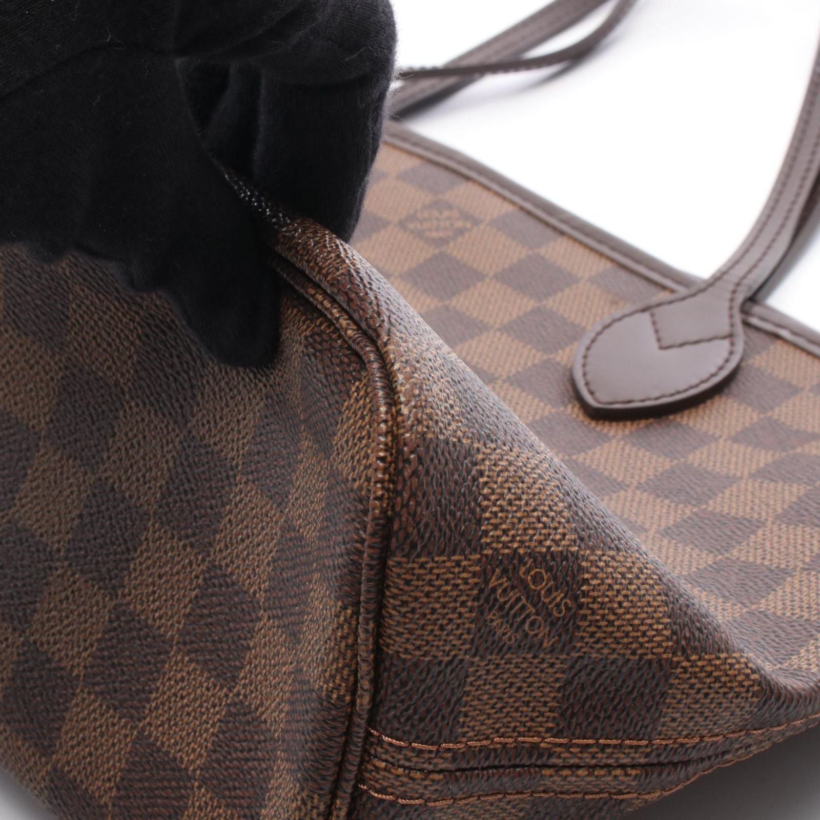 Louis Vuitton Tote Neverfull PM Canvas Leather — view 8
