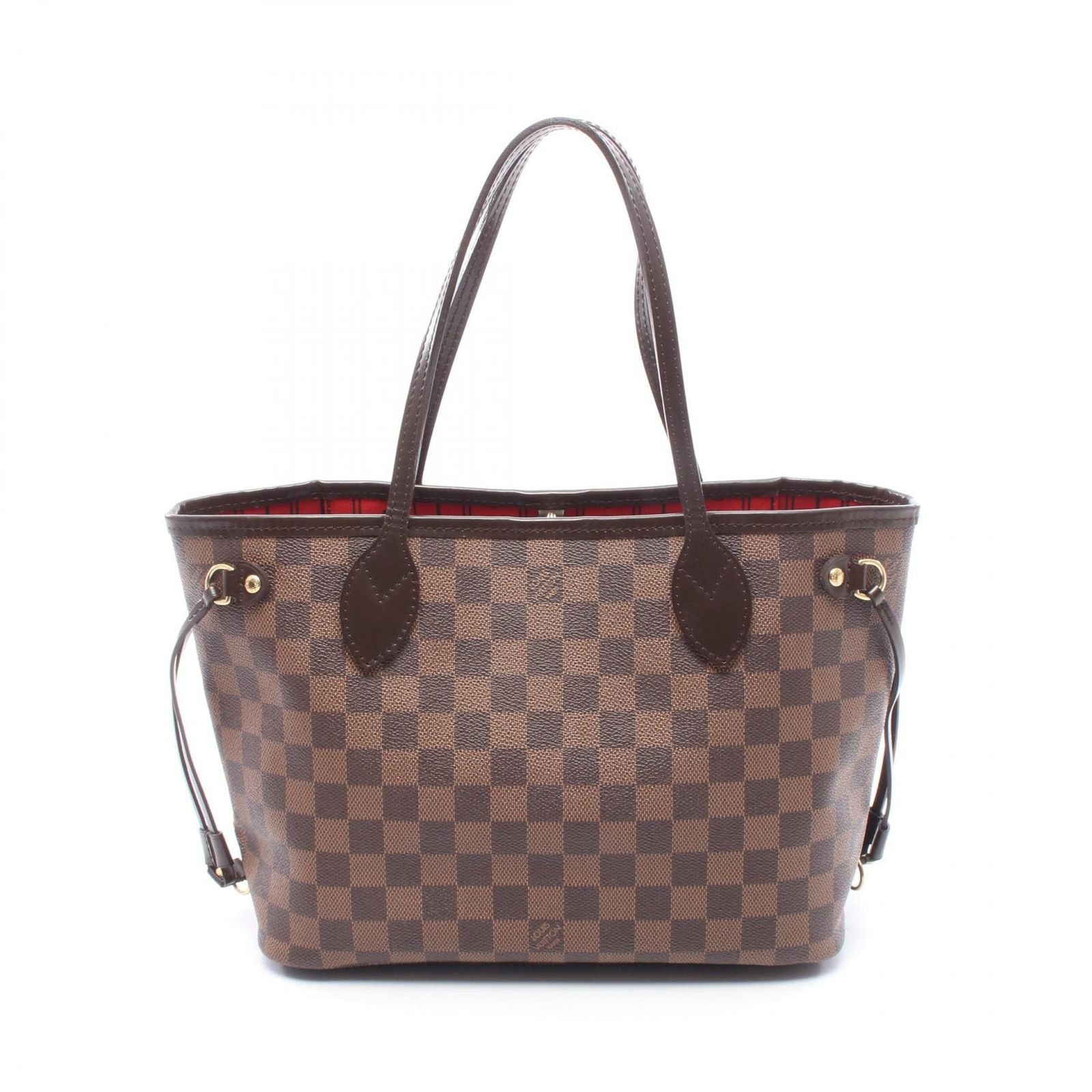 Louis Vuitton Tote Neverfull PM Canvas Leather