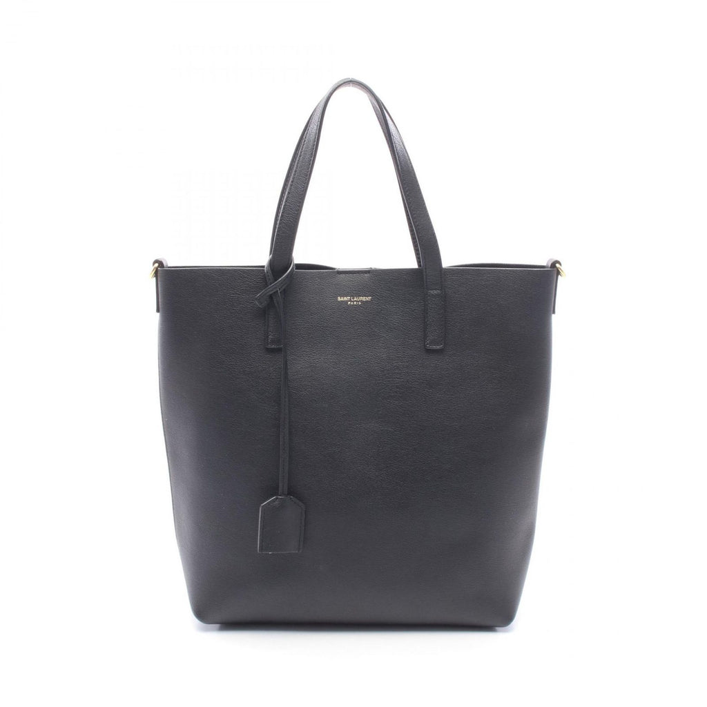 Saint Laurent Paris Tote Toy Shopping Black Leather