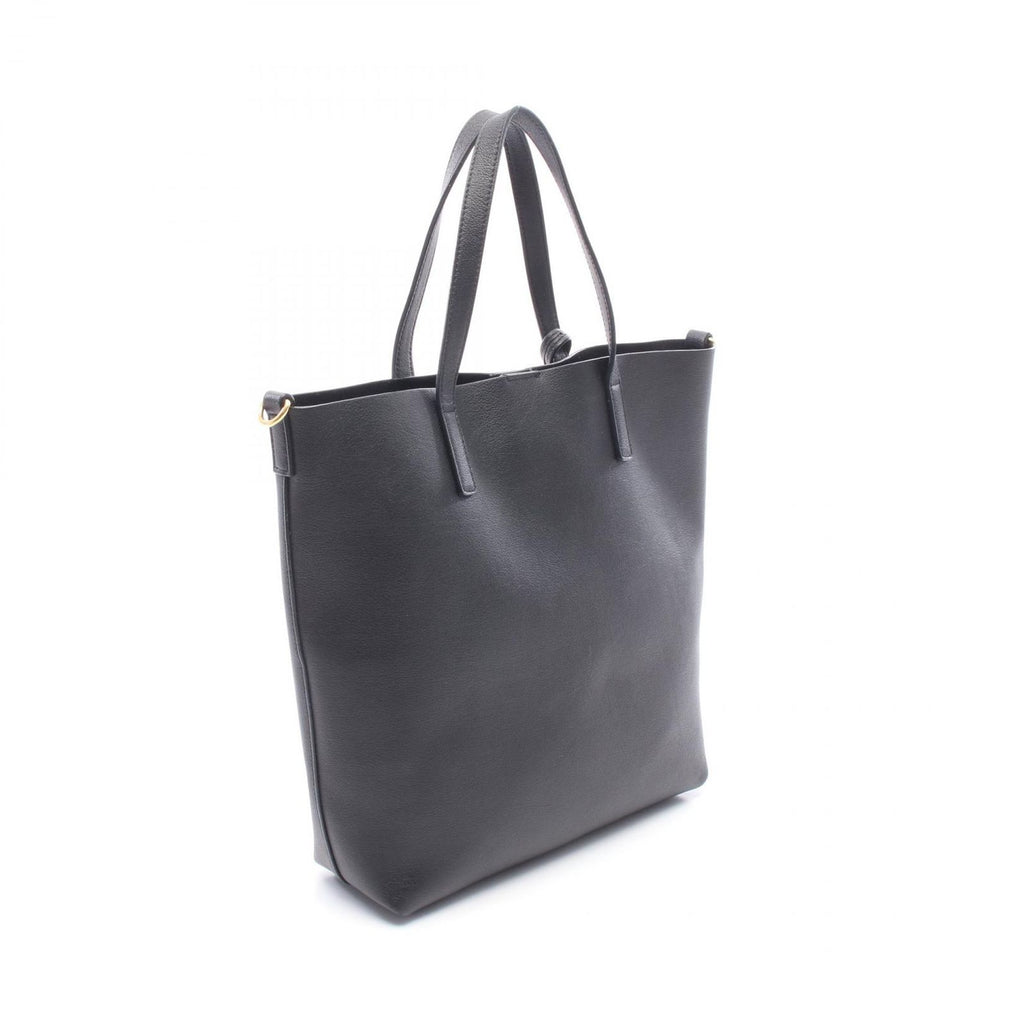 Saint Laurent Paris Tote Toy Shopping Black Leather — view 2