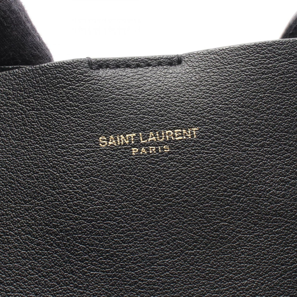 Saint Laurent Paris Tote Toy Shopping Black Leather — view 4