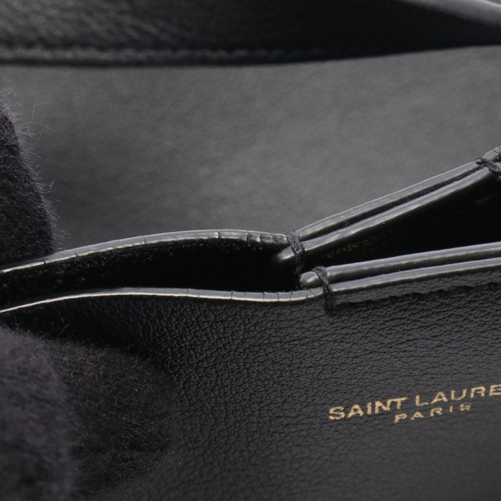 Saint Laurent Paris Tote Toy Shopping Black Leather — view 5