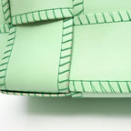 Bottega Veneta Handbag Arco Small Light Green Leather Maxi Intrecciato Tote — view 8
