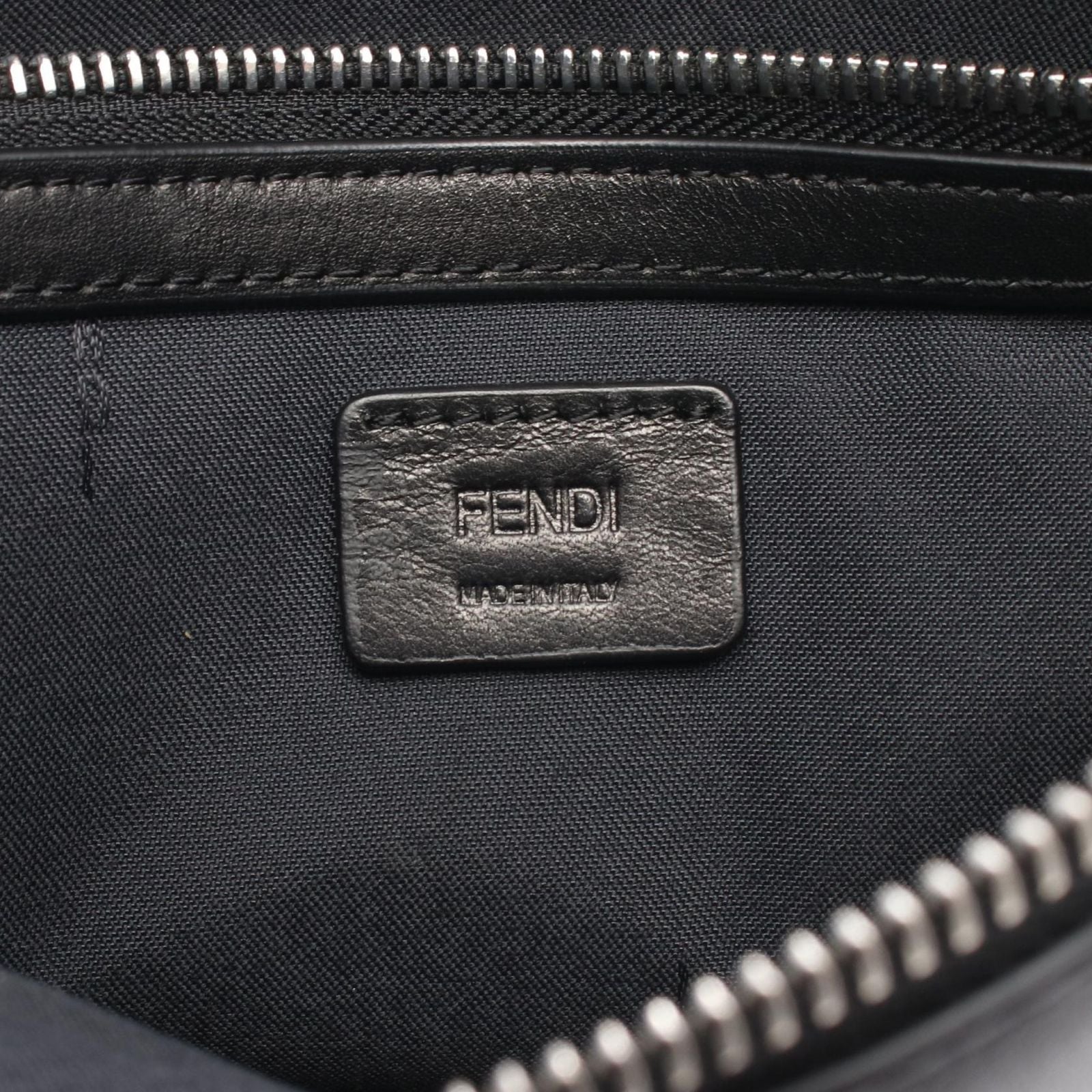 Fendi Clutch Bugs Eye Monster Star Brown Lambskin Exotic Cles the — view 4