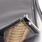 Fendi Clutch Bugs Eye Monster Star Brown Lambskin Exotic Cles the — view 6