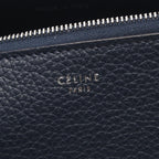 Celine Pouch Navy Leather — view 4