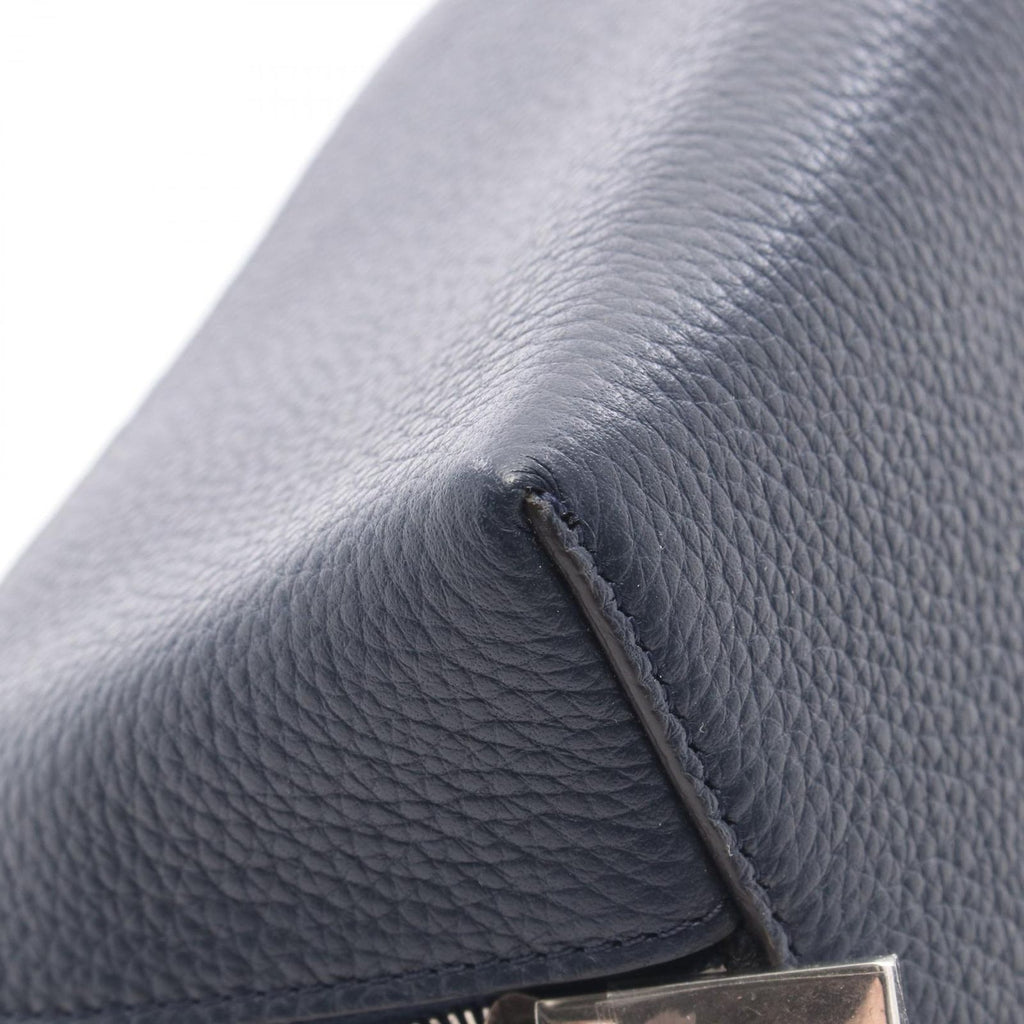 Celine Pouch Navy Leather — view 6