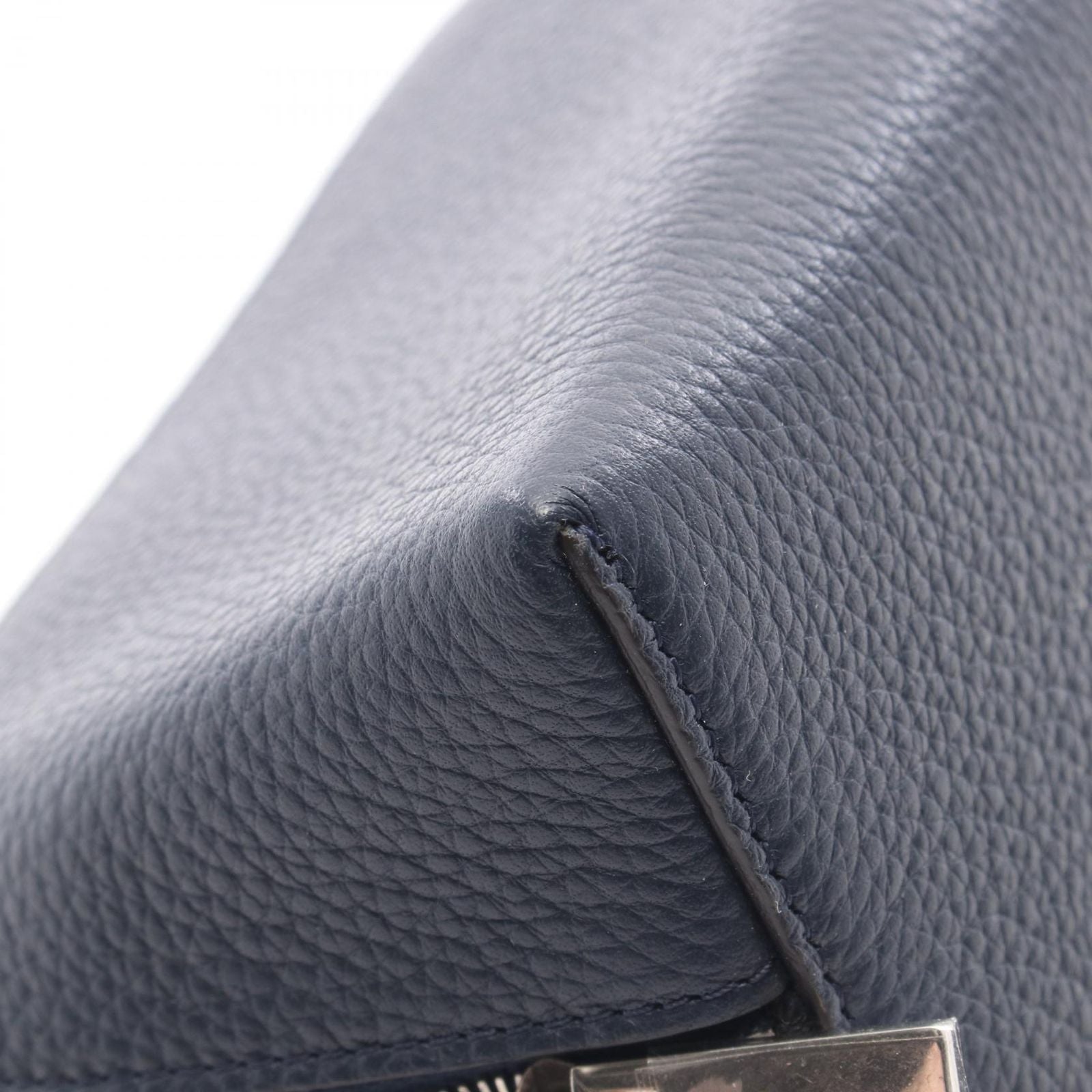 Celine Pouch Navy Leather — view 6
