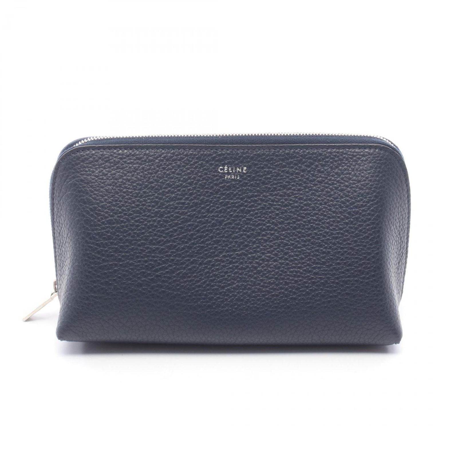 Celine Pouch Navy Leather
