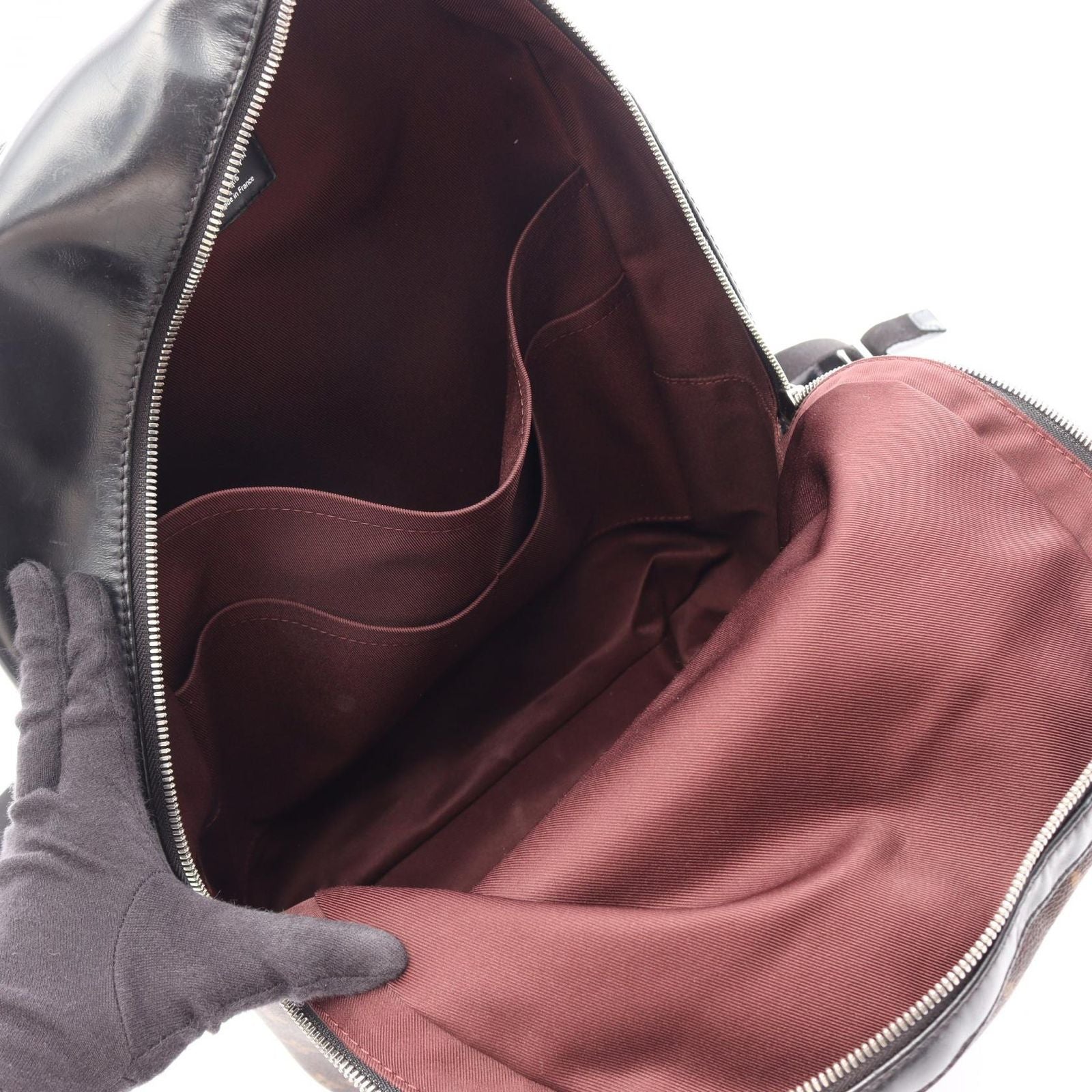 Louis Vuitton Backpack Josh Canvas Leather — view 3