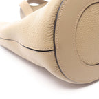 Hermes Handbag in the Loop 23 Beige Marfa Leather Calf in — view 7