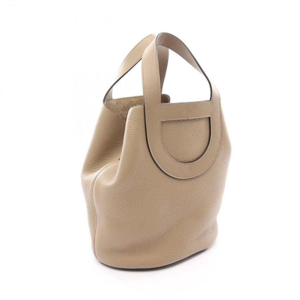 Hermes Handbag in the Loop 23 Beige Marfa Leather Calf in — view 2